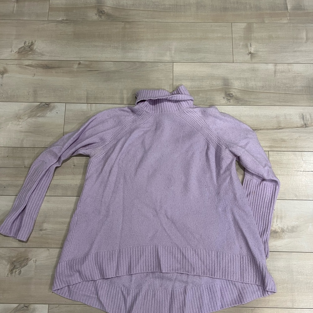 Halogen Lilac Turtle Neck Sweater